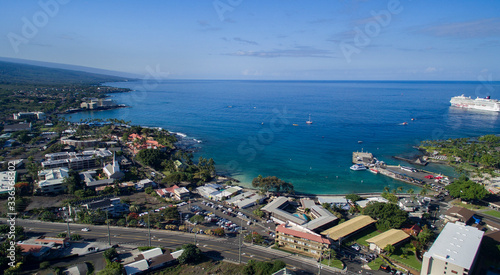 aerial of Kailua-Kona photo