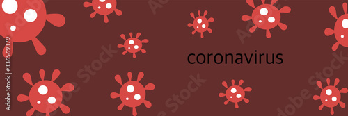 Coronavirus disease named COVID-19, dangerous virus vector.