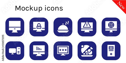 mockup icon set