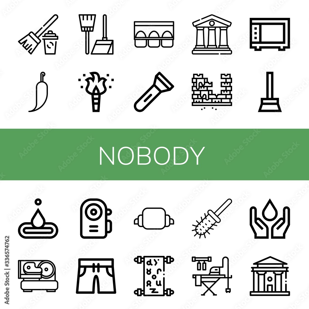 nobody icon set nobody icon set