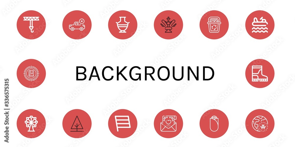 background icon set