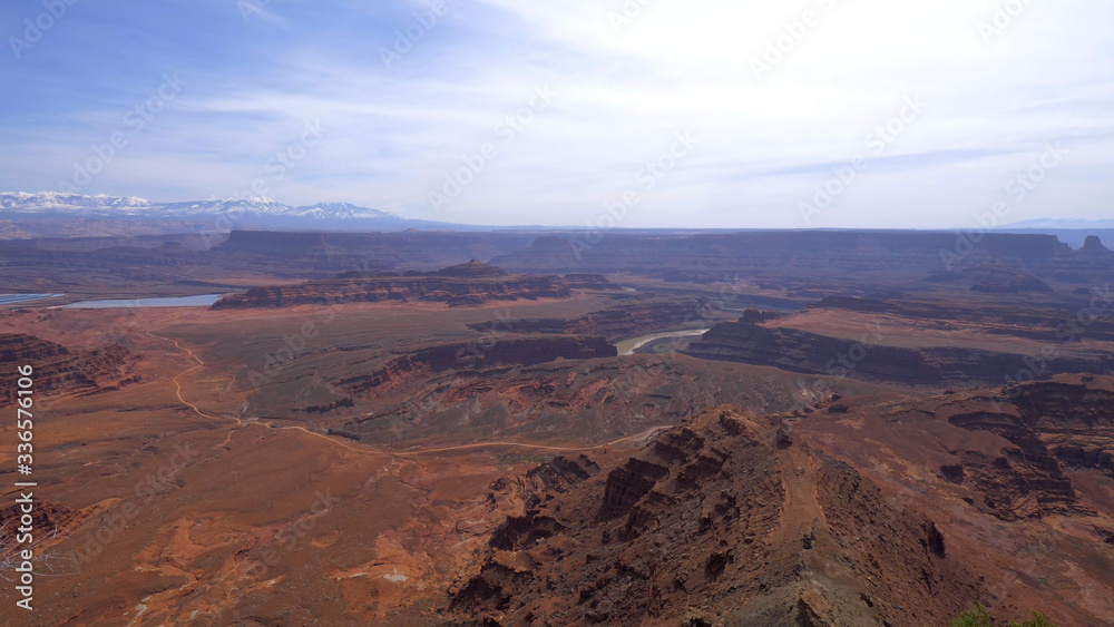 The infinite valley at Dead Horse Point in Utah - travel photography The infinite valley at Dead Horse Point in Utah - travel photography