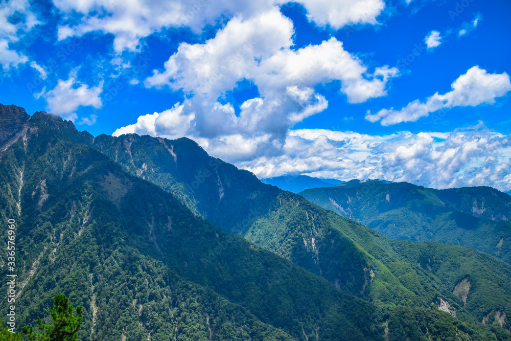 The Highest Mountain on Taiwan Island - Mt.Jade Mountain Landscape The Highest Mountain on Taiwan Island - Mt.Jade Mountain Landscape