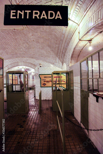 Chamberi Ghost Station, Madrid, Spain