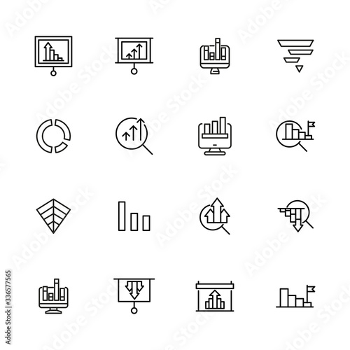 Big set of infographic line icons.