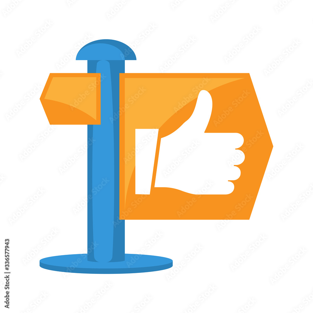 Illustration icon with the concept of information guidance recommended Illustration icon with the concept of information guidance recommended
