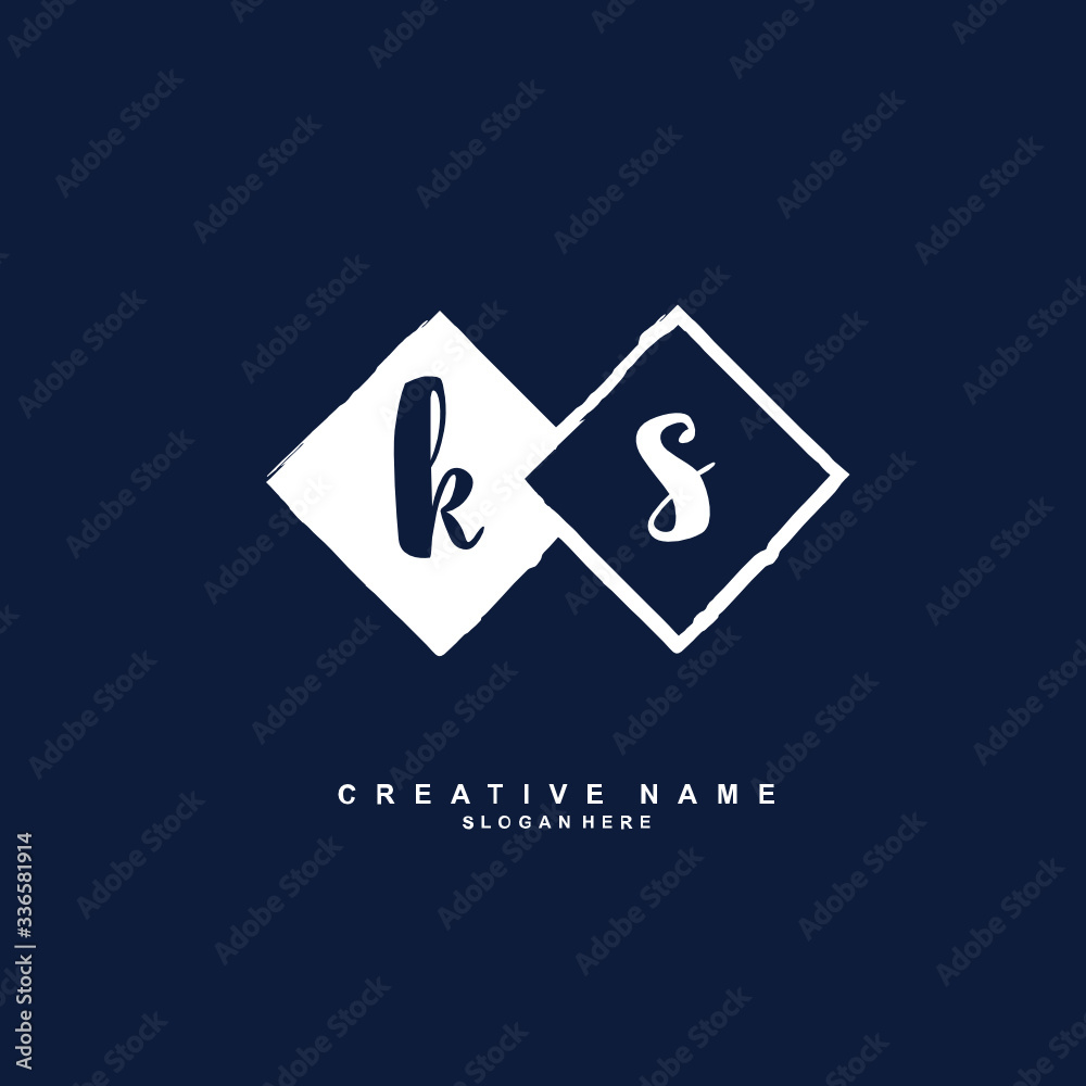 K S KS Initial logo template vector. Letter logo concept
K S KS Initial logo template vector. Letter logo concept