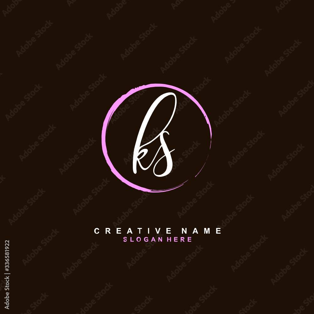 K S KS Initial logo template vector. Letter logo concept
K S KS Initial logo template vector. Letter logo concept