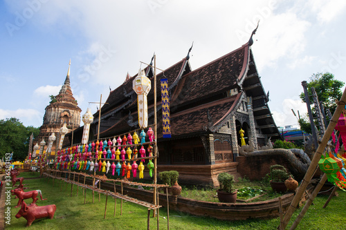 Wat Lok Molee is an older temple in Chiang Mai Thailand © Champ
