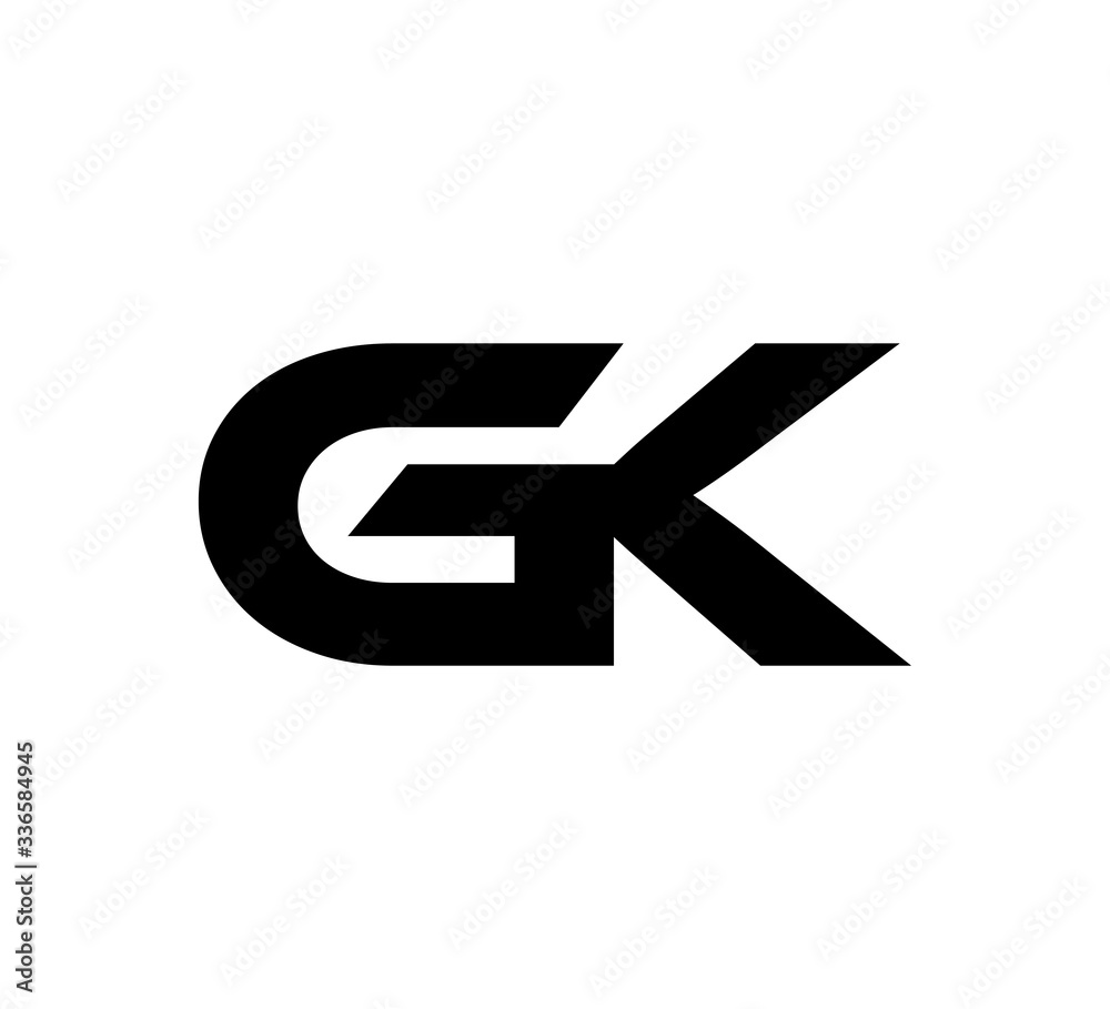 Initial 2 letter Logo Modern Simple Black GK
Initial 2 letter Logo Modern Simple Black GK