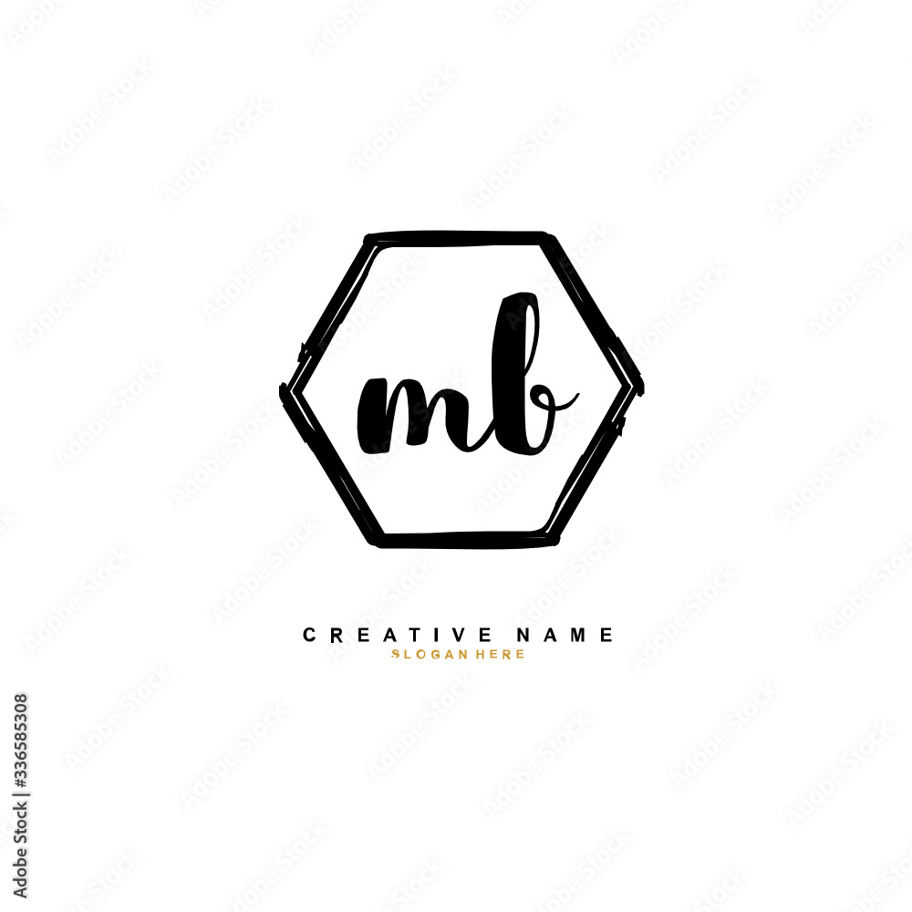 M B MB Initial logo template vector. Letter logo concept
M B MB Initial logo template vector. Letter logo concept