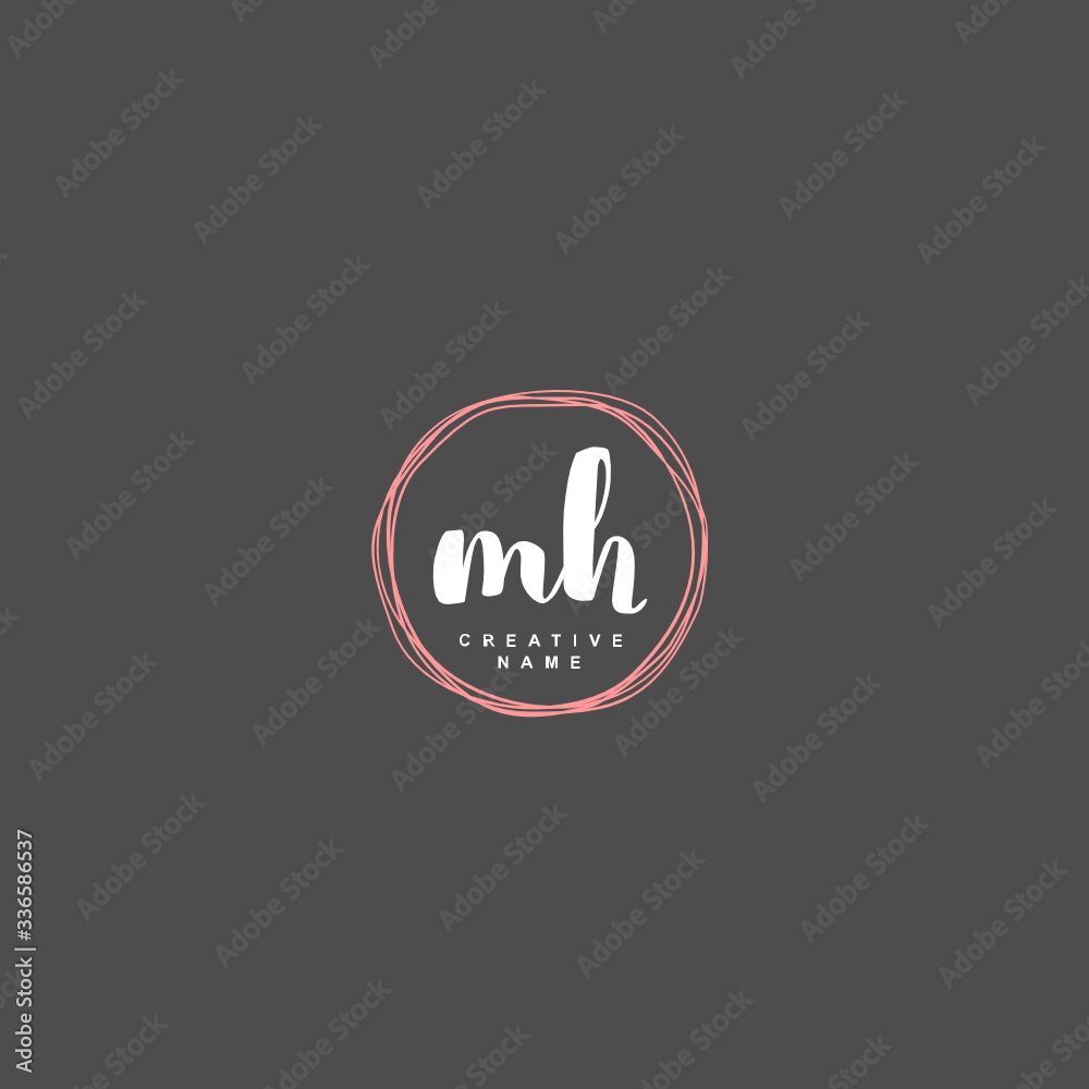 M H MH Initial logo template vector. Letter logo concept
M H MH Initial logo template vector. Letter logo concept
