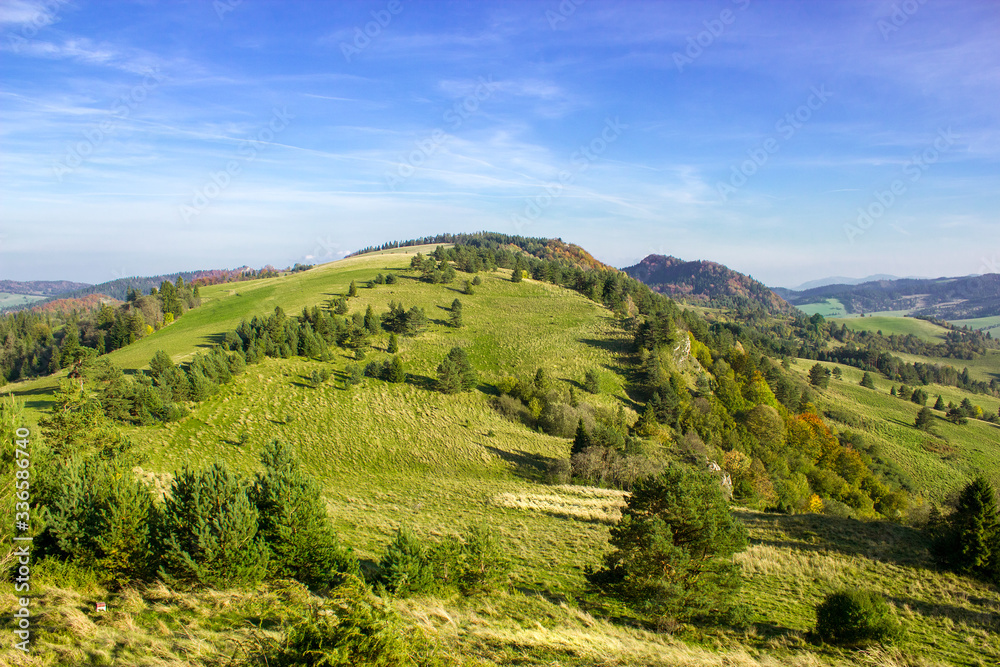 Obraz premium Pieniny Mountains. Autumn.