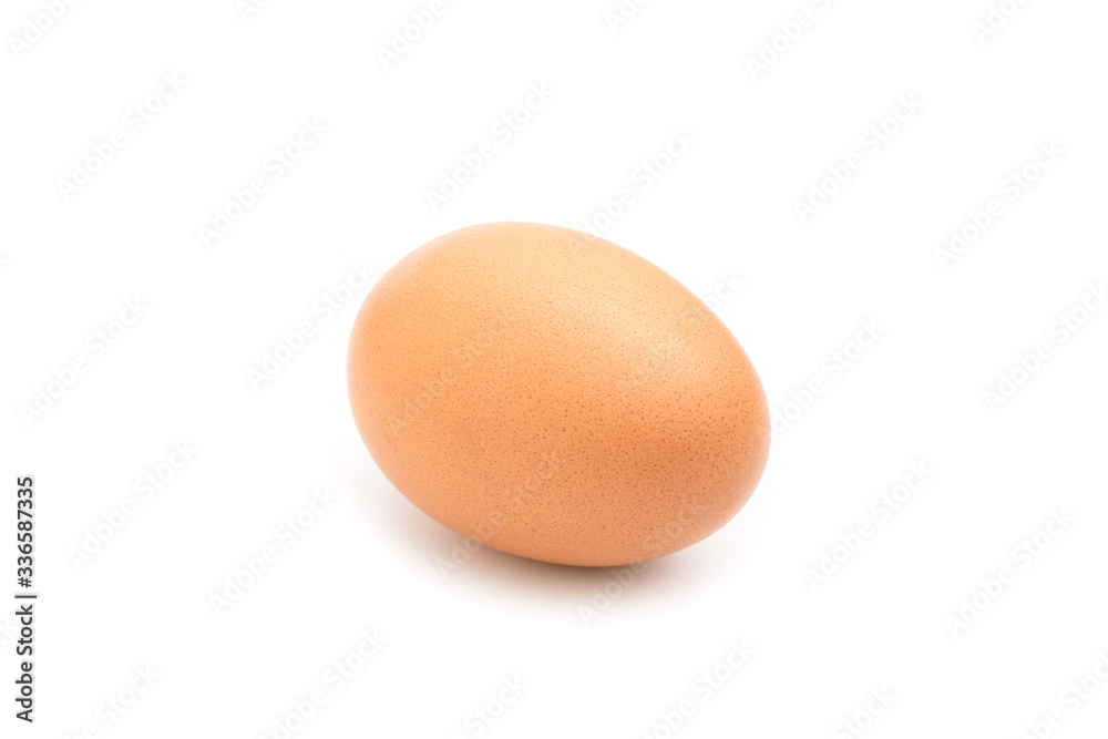 Close up fresh eggs isolated on white. for food concept Close up fresh eggs isolated on white. for food concept