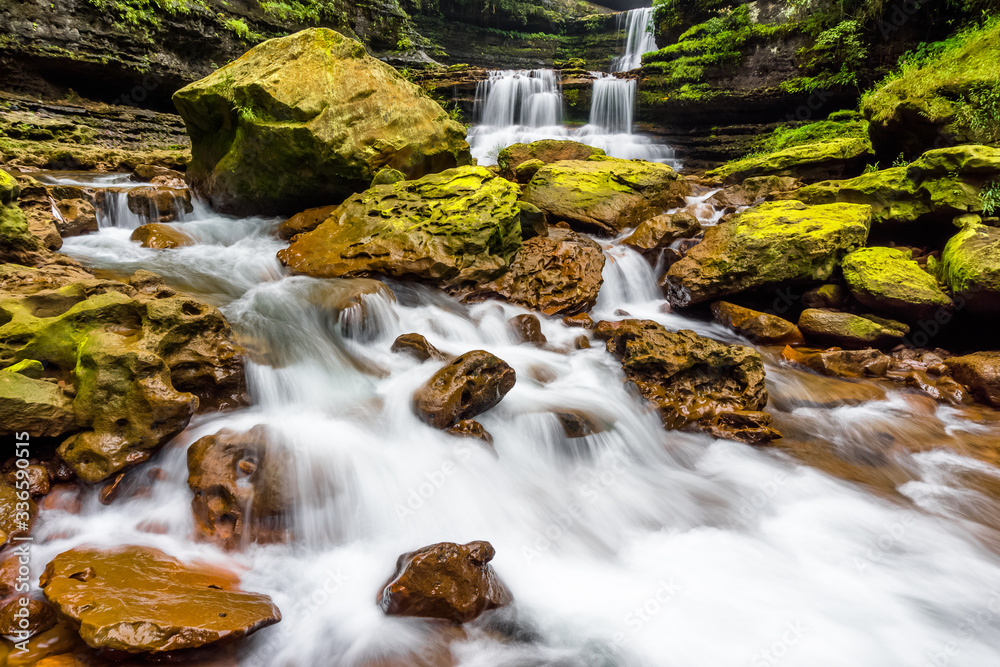 Amazing and Beautiful waterfall in Meghalaya Northeast India Amazing and Beautiful waterfall in Meghalaya Northeast India