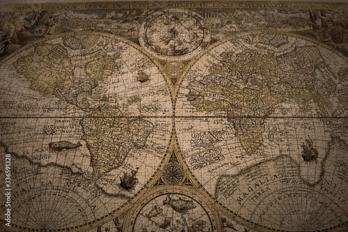ancient world map puzzle