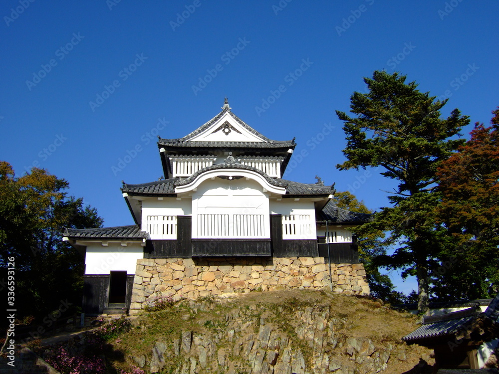 日本百名城の備中松山城