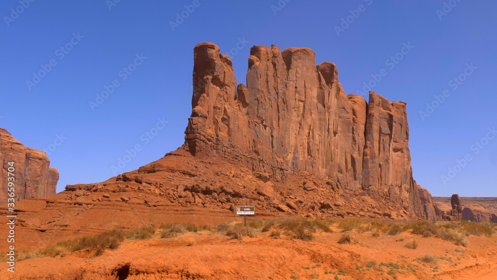 Famous Monument Valley in the desert of Utah - travel photography Famous Monument Valley in the desert of Utah - travel photography