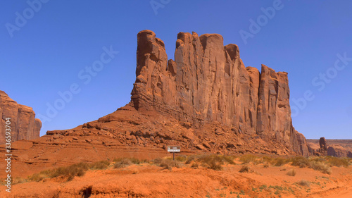 Famous Monument Valley in the desert of Utah - travel photography