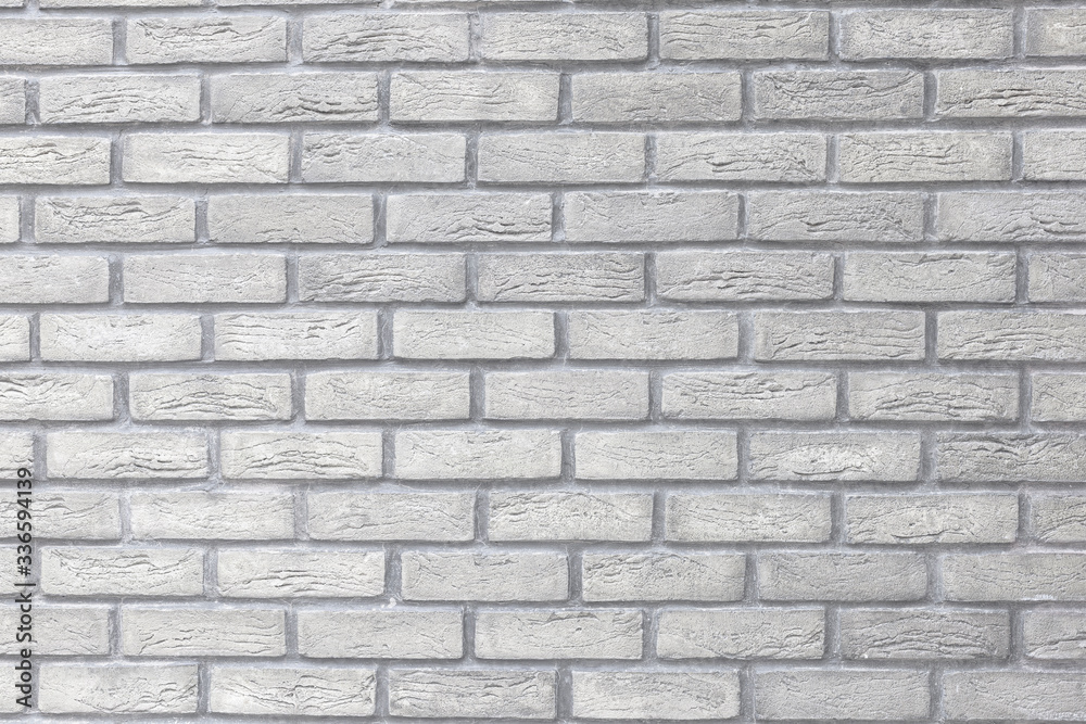 Fototapeta premium White grunge brick wall background
