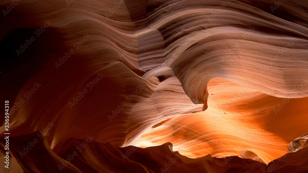 Amazing sandstone structures in the Upper Antelope Canyon Amazing sandstone structures in the Upper Antelope Canyon