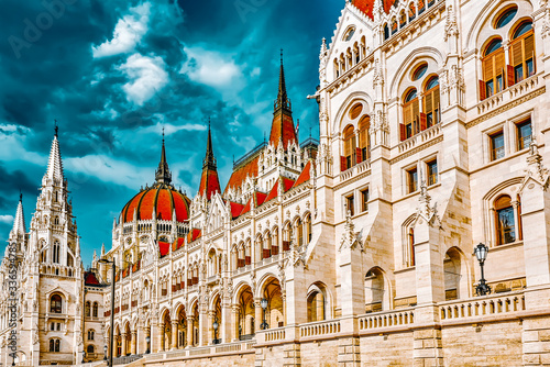 Photography Hungarian Parliament close-up
