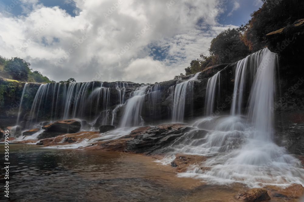 Amazing and Beautiful waterfall in Meghalaya Northeast India Amazing and Beautiful waterfall in Meghalaya Northeast India