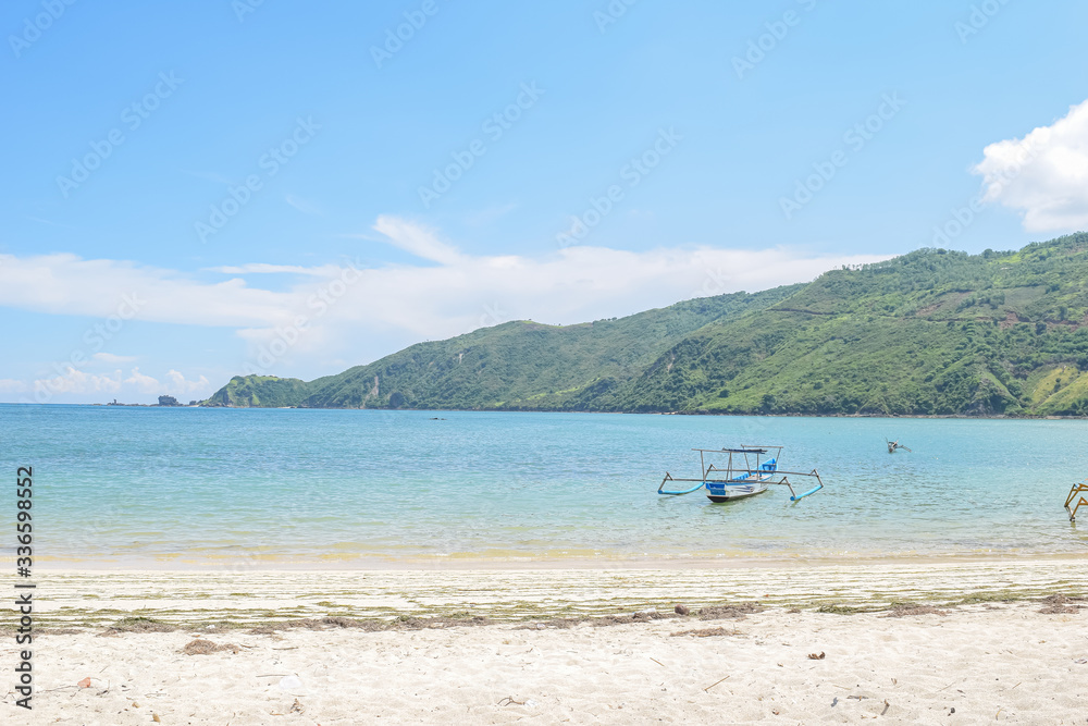 Panoramic view from bali beach