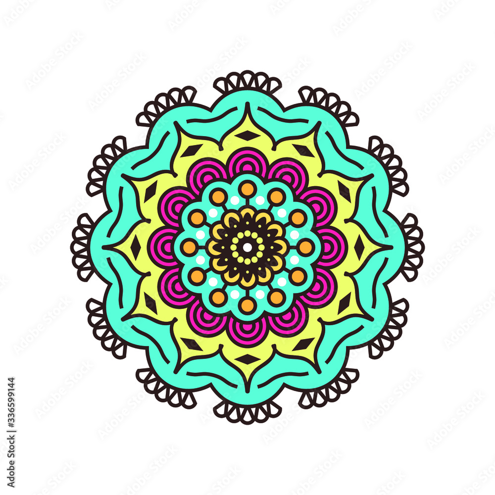 Unique and Beautiful Mandala Design with Floral Ornament Unique and Beautiful Mandala Design with Floral Ornament