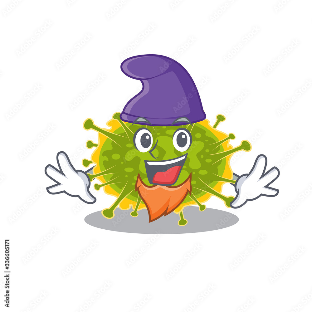 Fototapeta premium Cute picture of insthoviricetes in Elf cartoon design