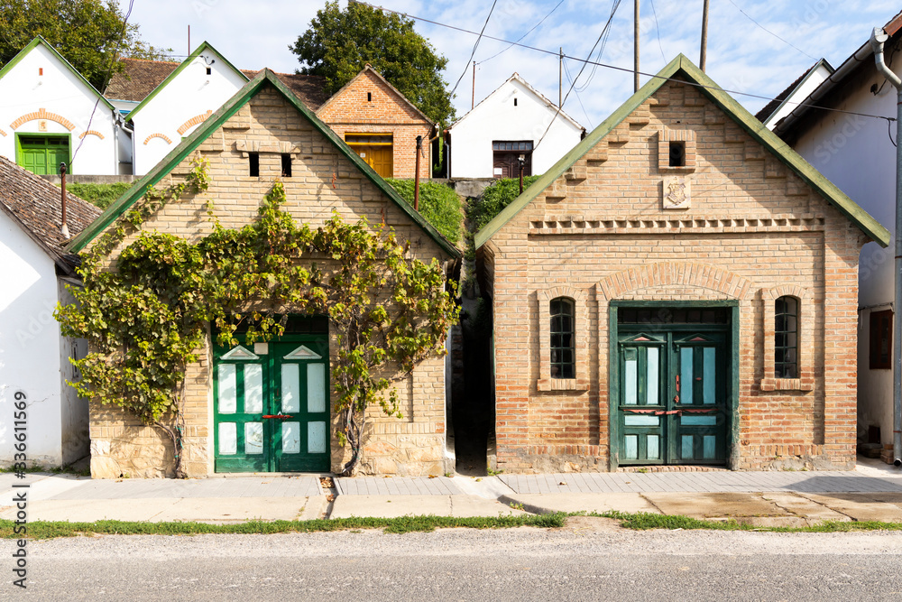 wine cellars in Villanykovesd, Villany, Hungary