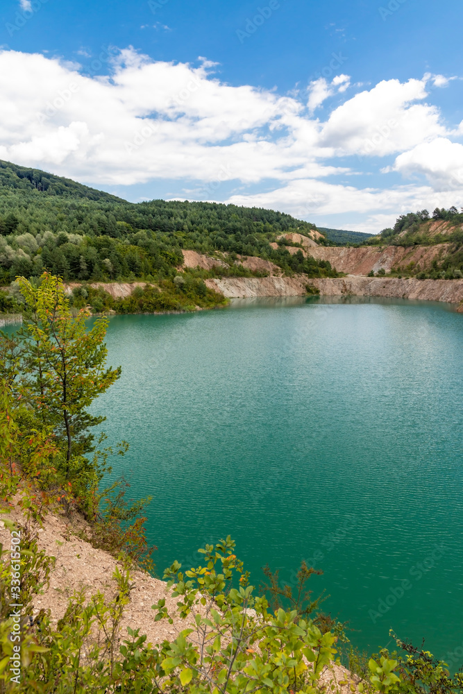 Obraz premium flooded former mine near Skrabske. Slovakia