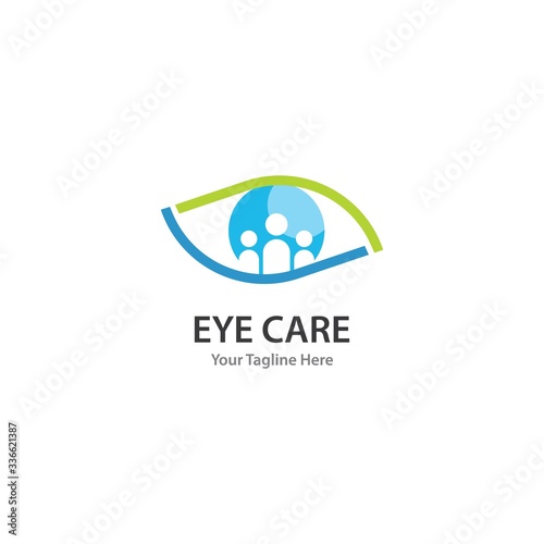 Eye logo vector
