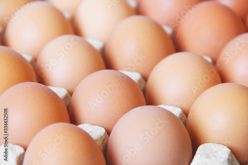 Background of eggs. Eggs close up. Food
