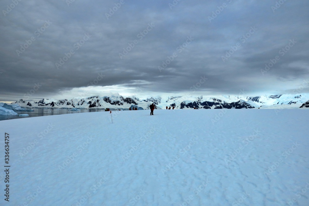 Hiking in Antarctica , Neko Harbour 