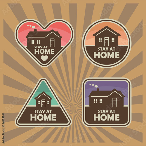 Stay at Home Sticker