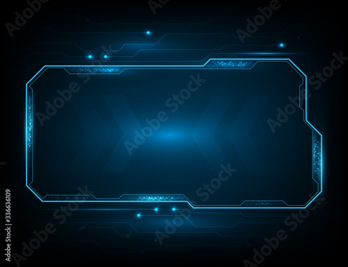 abstract hud ui future futuristic screen system circuit virtual design