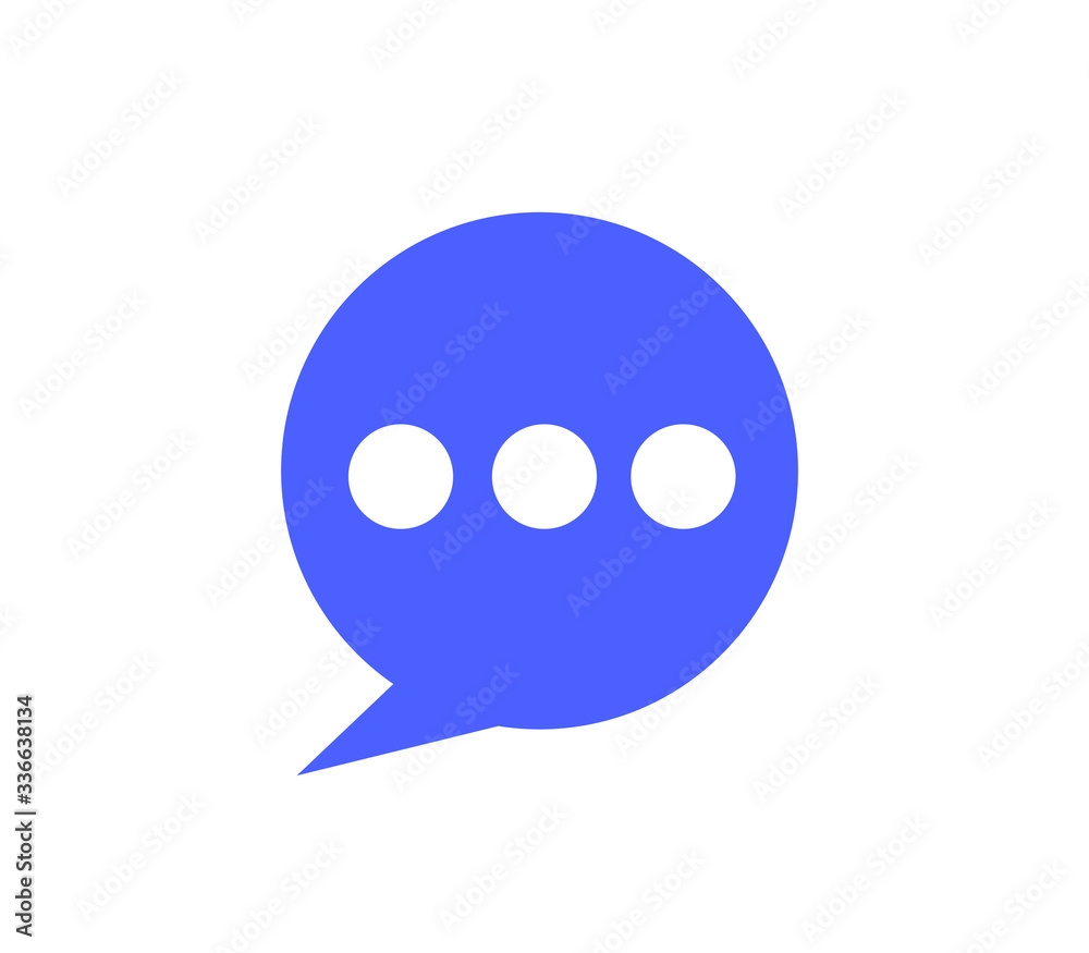 message icon isolated on white background, chat bubble message icon isolated on white background, chat bubble