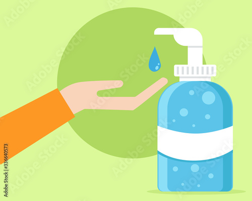 COVID-19 Crisis : Hand sanitizing gel for hyginic purpose