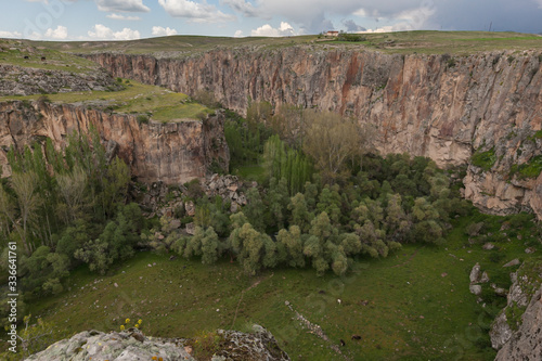 Cappadocia: Ihlara valley in spring canyon stunning landscape 