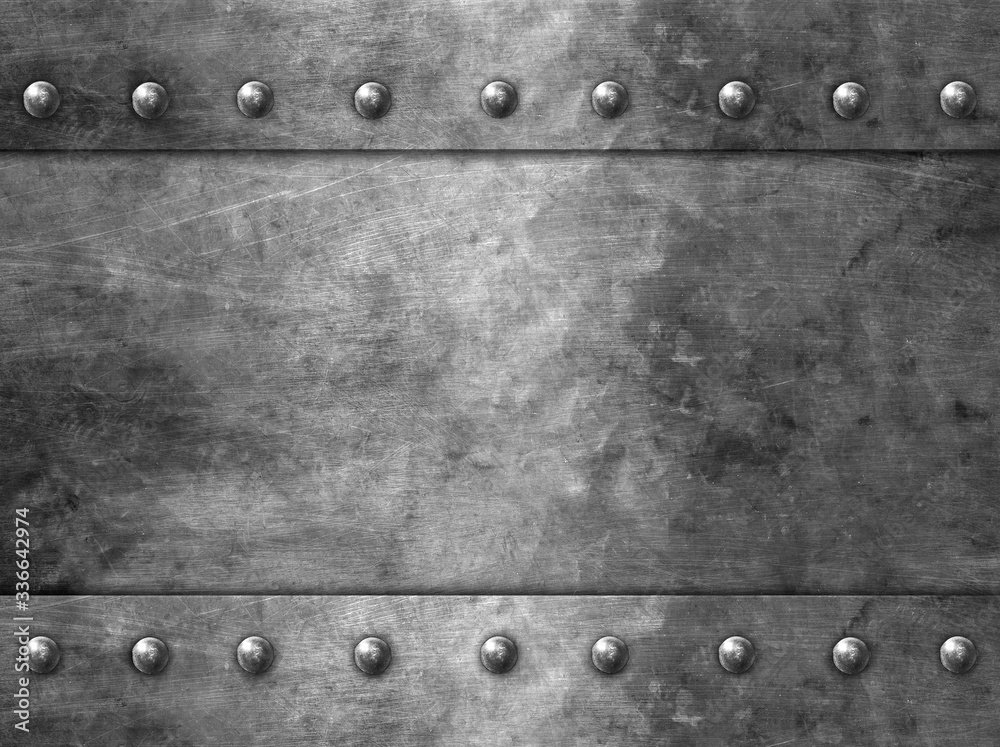 metal texture with rivets