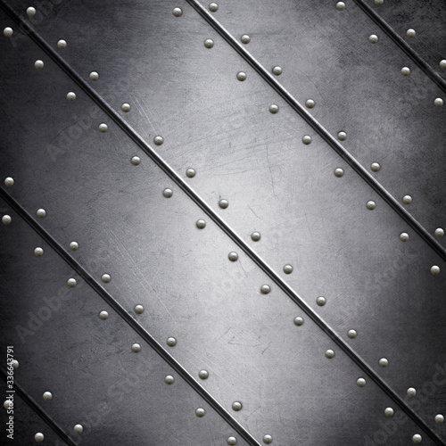 Metal background for industrial and technology design