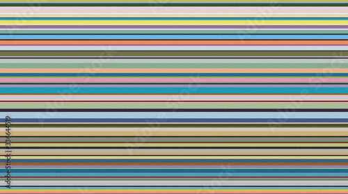 Retro style multicolor horizontal stripes background/texture. Vintage colors. Large size pattern design for banner, poster, card, postcard, cover, business card.
