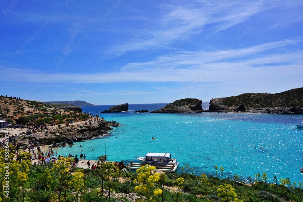 Comino - the smaller sister of Malta, known mostly because of the famous Blue Lagoon; the island is worth of spending there one day walking around admiring crystal water and amazing views.