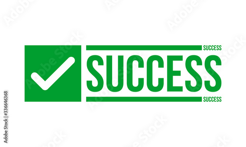 green success stamp with check mark sign