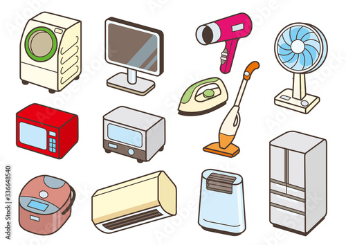 家電のイラスト集