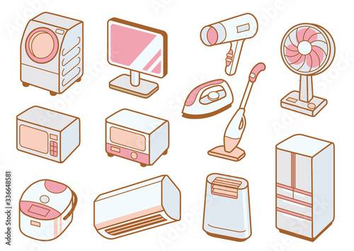 家電のイラスト集