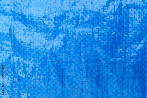 Blue background. Blue vinyl background