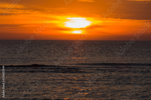 Sunset on the Sea 