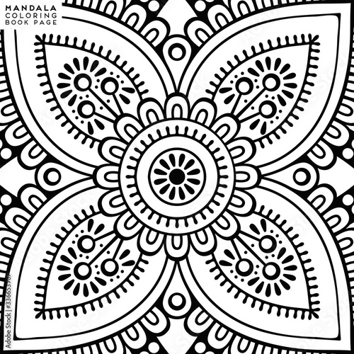 Mandala Coloring Illustration